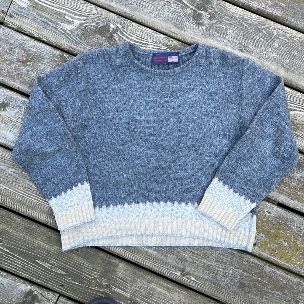 American Knitwear Crop Sweater